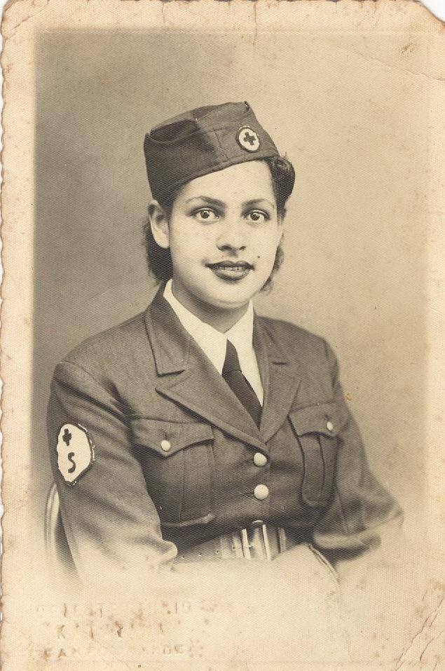 Guilhermina, voluntária da Cruz Vermelha em Campo Grande em 1945